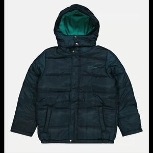 Calvin Klein Puffer Hooded Jacket Toddler Boys  Dark Green Outdoor Winter Coat 4